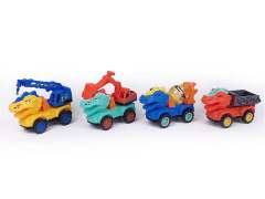 Friction Construction Truck(4S) toys