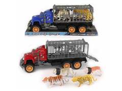 Friction Truck Tow Animal(2C) toys