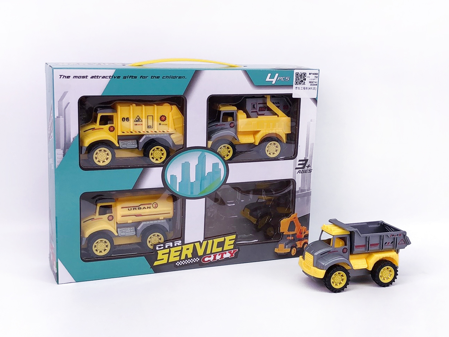 Friction Construction Truck(4in1) toys