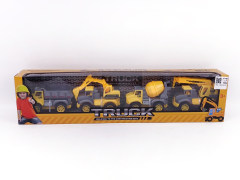 Friction Construction Truck(4in1) toys