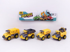 Friction Construction Truck(4in1) toys