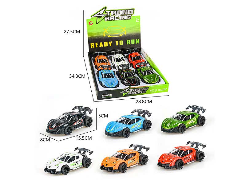 Friciton Sports Car(6in1) toys