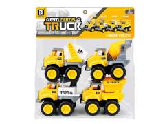 Friction Construction Truck(4in1) toys