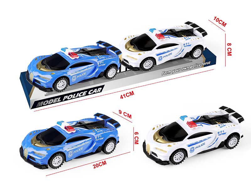 Friction Police Car(2in1) toys