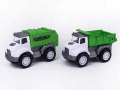 Friction Sanitation Truck(2in1) toys