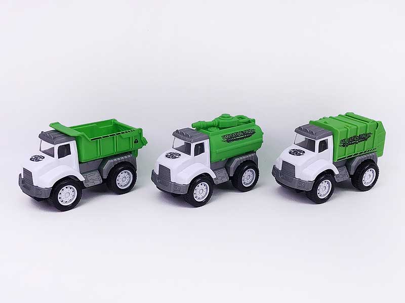 Friction Sanitation Truck(3S) toys