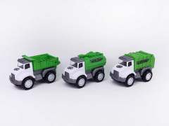 Friction Sanitation Truck(3in1) toys