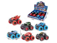 Friction Cross-country Car(12in1) toys