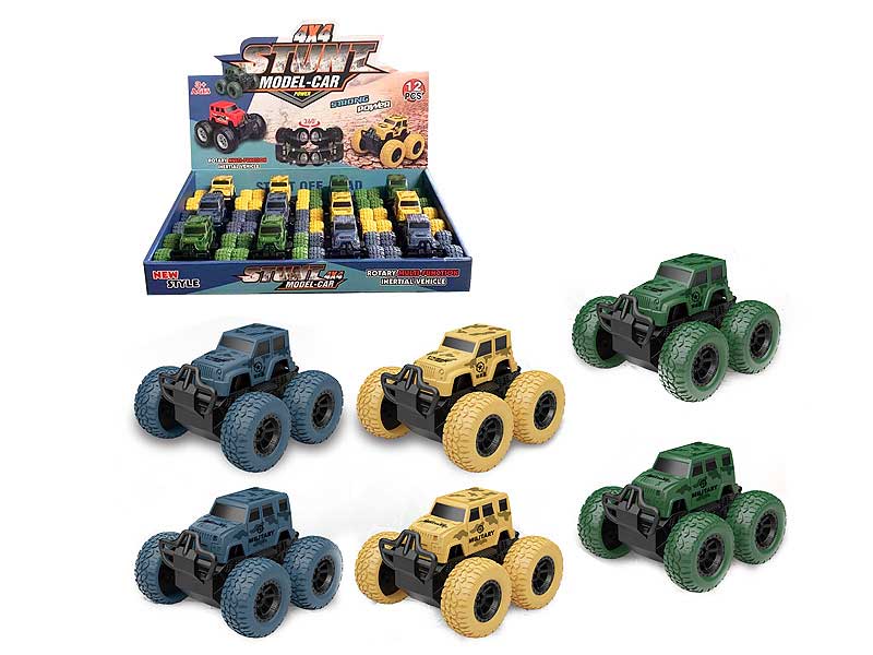 Friction Stunt Car(12in1) toys