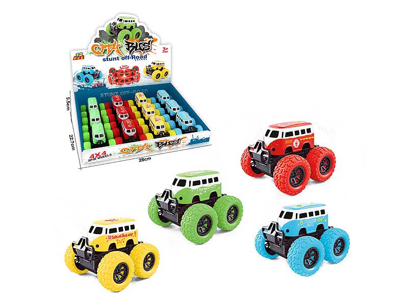 Friction Cross-country Car(12in1) toys