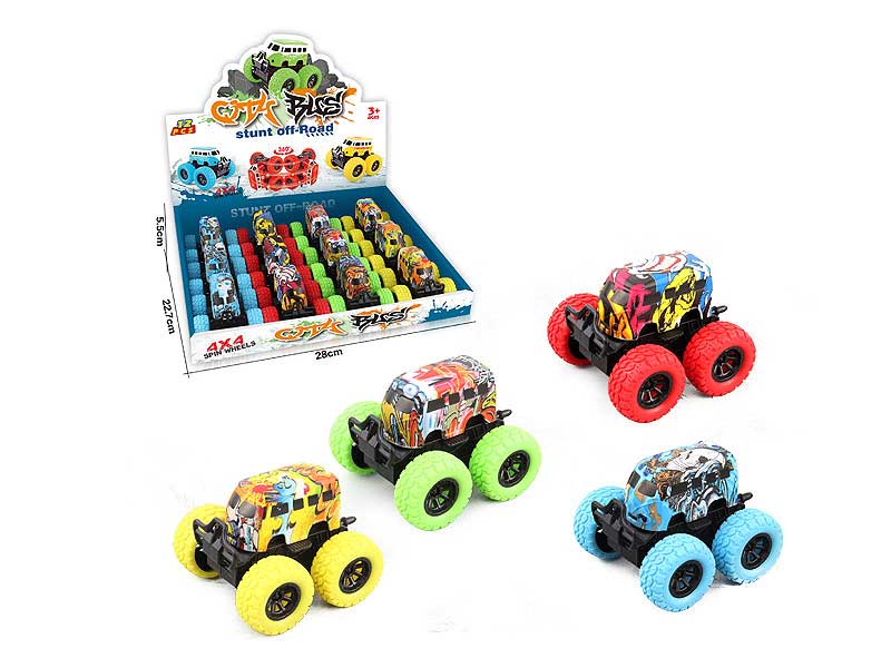 Friction Cross-country Car(12in1) toys