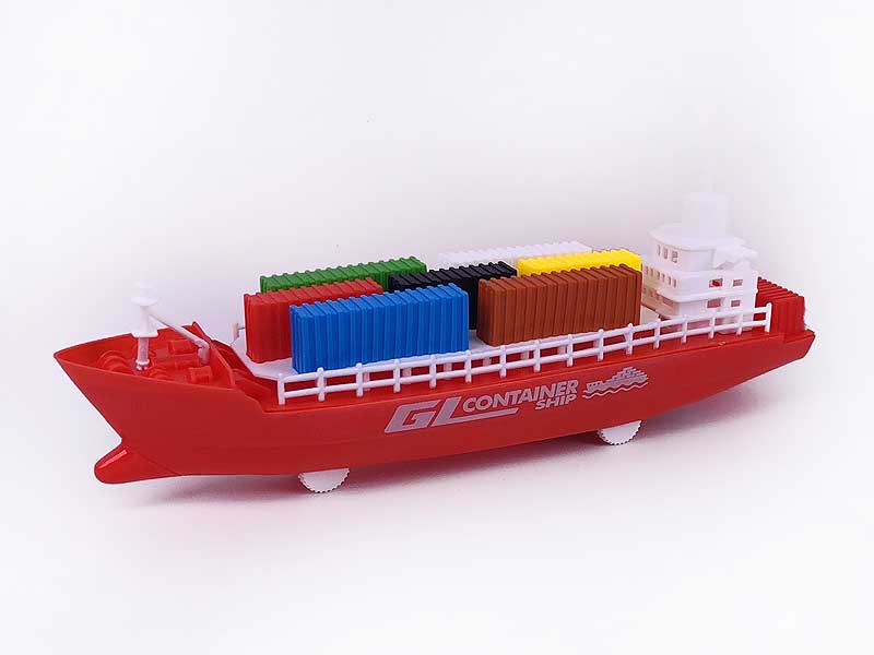 Friction Container Boat(2C) toys