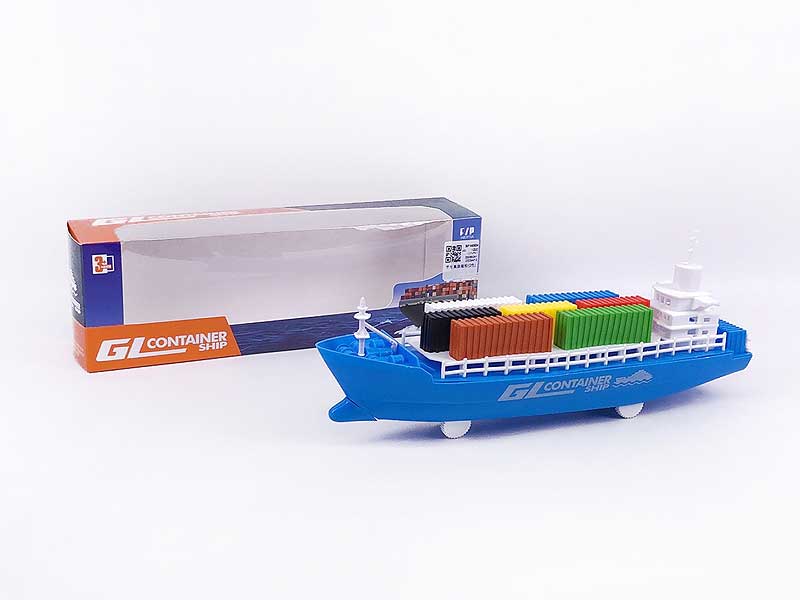 Friction Container Boat(2C) toys