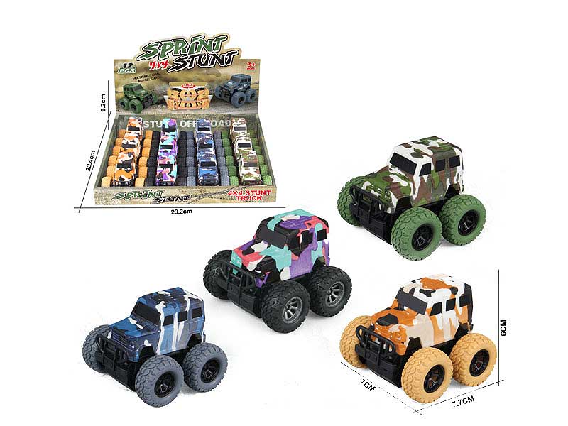 Friction Stunt Car(12in1) toys