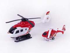 Fricton Helcopter & Free Wheel Plane toys