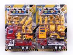 Friction Construction Truck Set(2S)