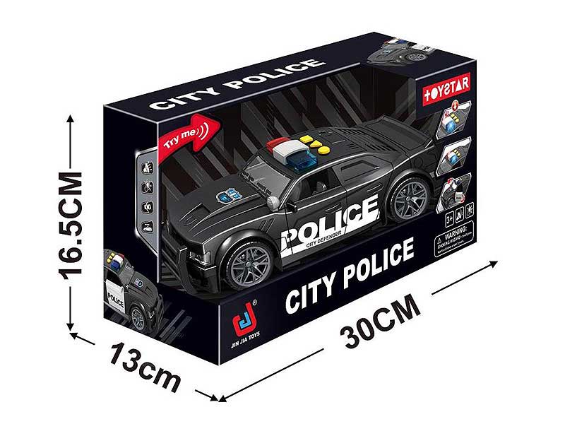 1:14 Friction Police Car W/L_S toys