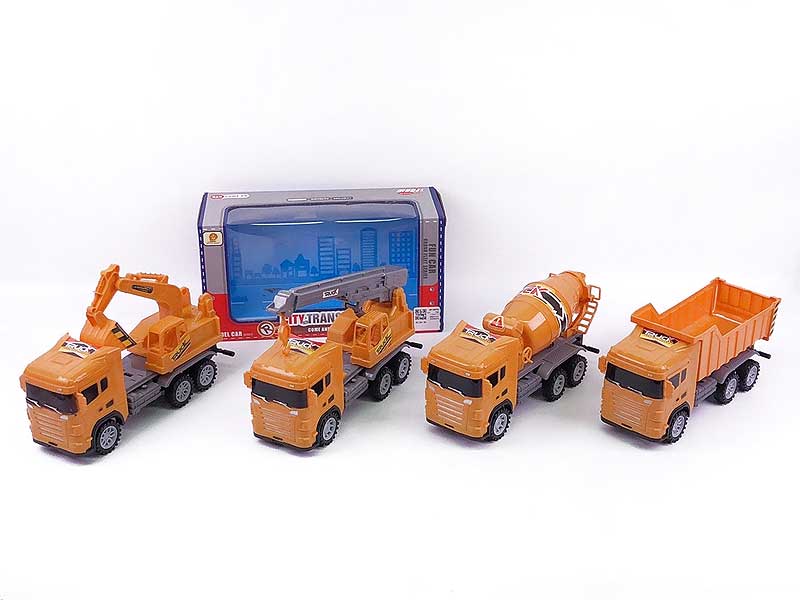 Friction Construction Truck(4S) toys