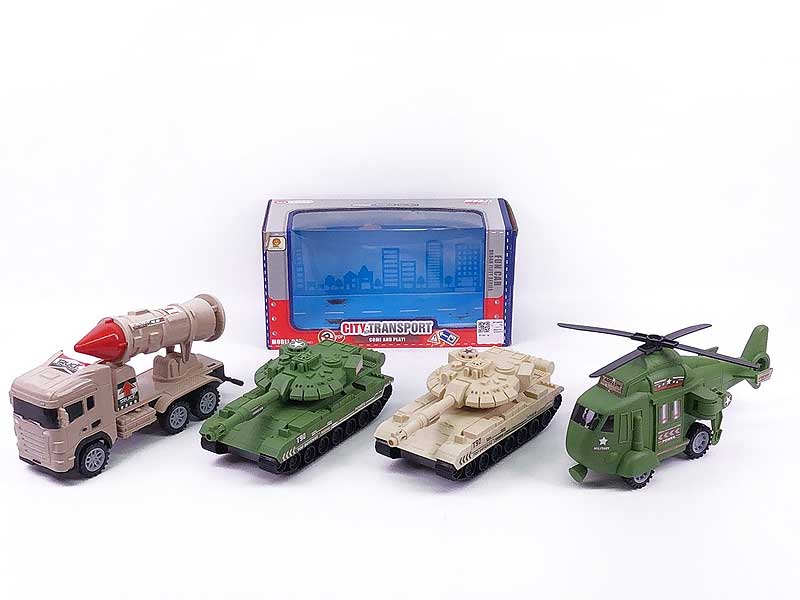 Friction Military Car(4S) toys