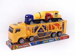 Friction Double Deck Trailer(2C) toys