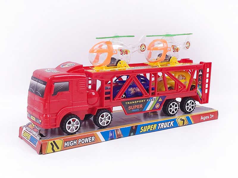 Friction Double Deck Trailer(2C) toys