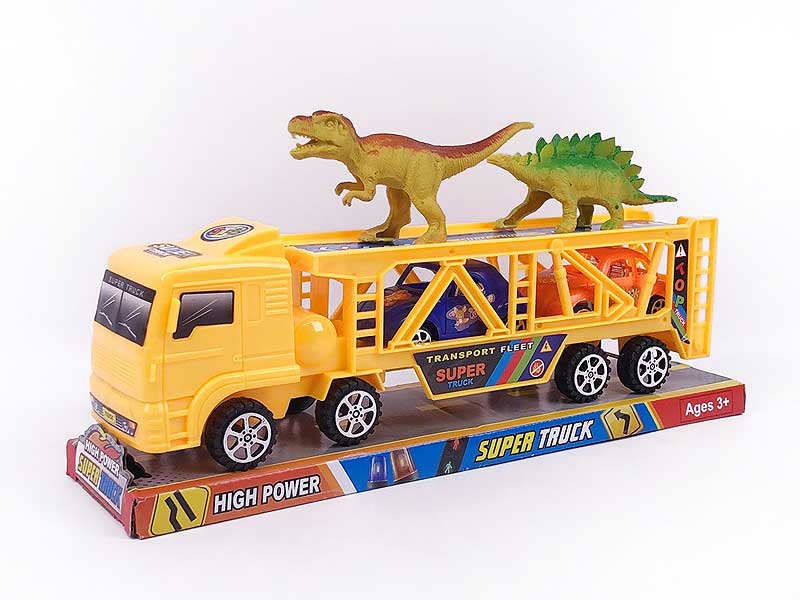 Friction Double Deck Trailer(2C) toys