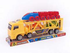 Friction Double Deck Trailer(2C) toys