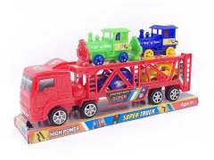 Friction Double Deck Trailer(2C) toys