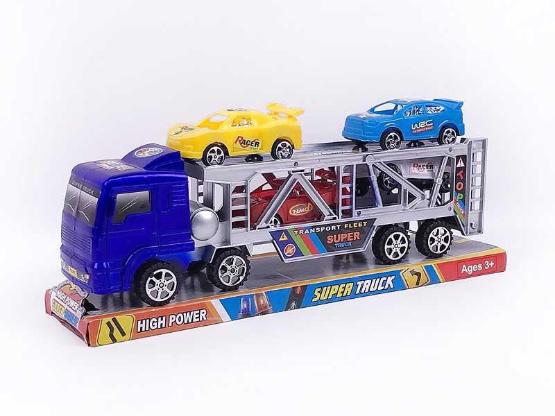 Friction Double Deck Trailer(2C) toys