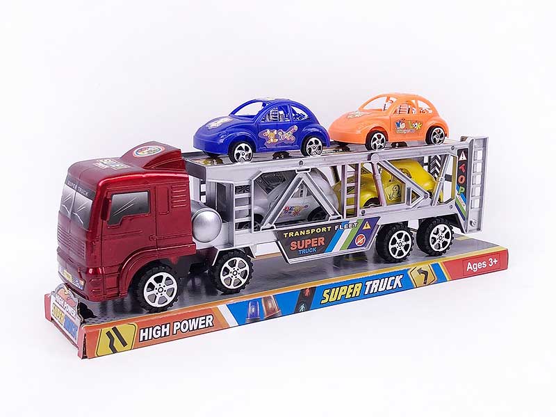 Friction Double Deck Trailer(2C) toys