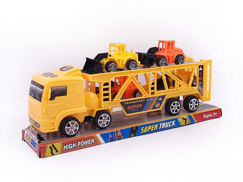 Friction Double Deck Trailer(2C) toys