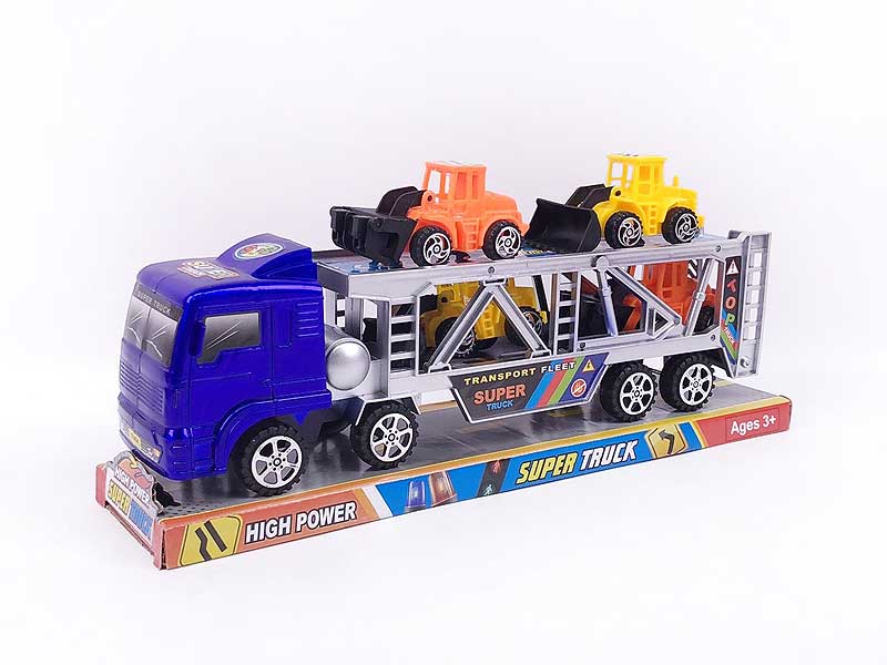 Friction Double Deck Trailer(2C) toys