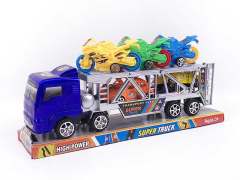 Friction Double Deck Trailer(2C) toys