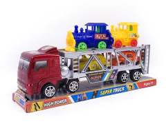 Friction Double Deck Trailer(2C) toys