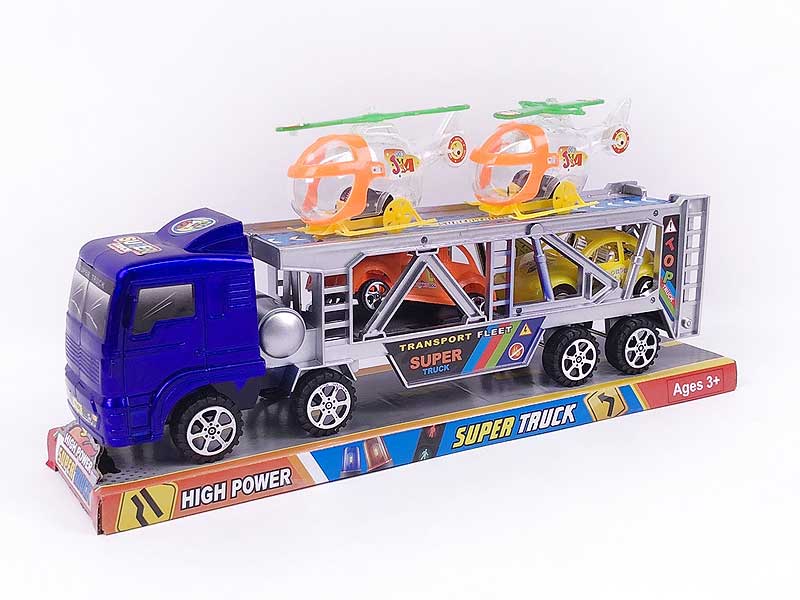 Friction Double Deck Trailer(2C) toys