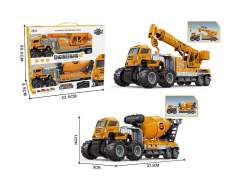 Die Cast Construction Truck Friction(2in1)