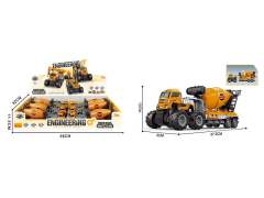 Die Cast Construction Truck Friction(6in1) toys