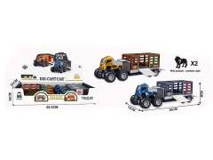 Die Cast Tow Truck Friction(6in1) toys