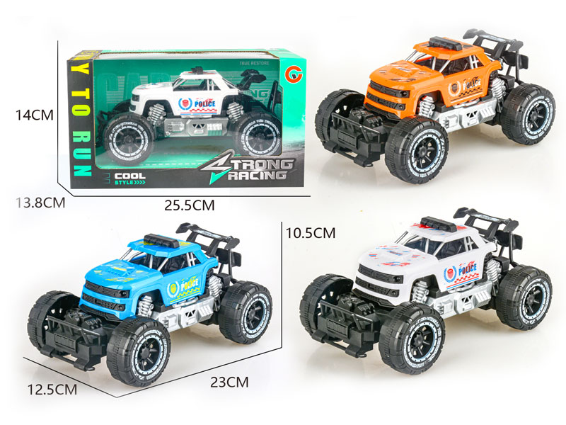 Friction Cross-country Police Car(3C) toys