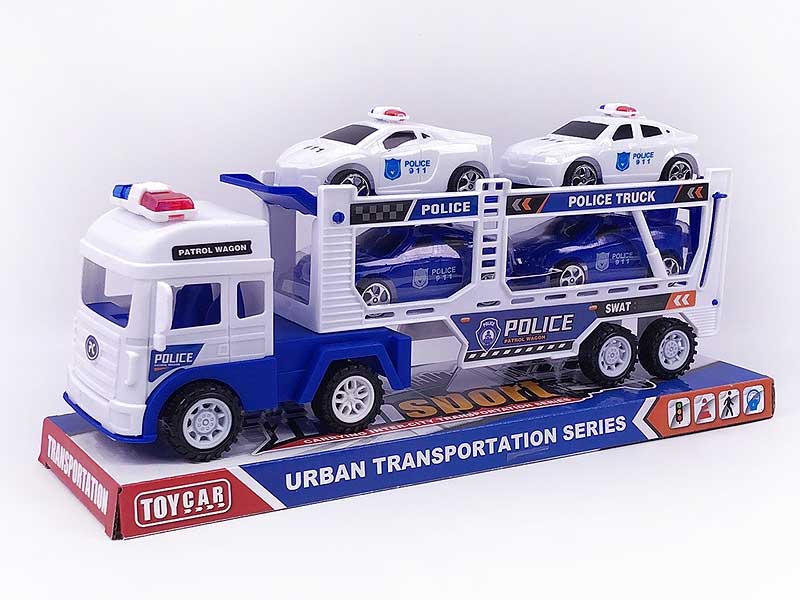 Friction Double Deck Trailer toys