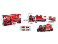 Die Cast Rescue Trailer Friction toys