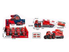 Die Cast Rescue Trailer Friction(4in1) toys