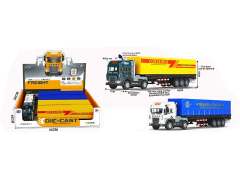 Die Cast Container Truck Friction W/L_S(4in1)