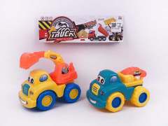 Friction Construction Truck(2S) toys