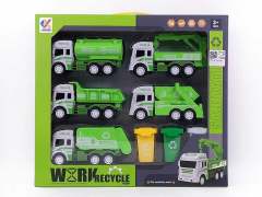 Friction Sanitation Truck Set