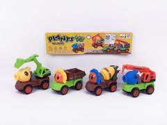 Friction Construction Truck(4in1) toys