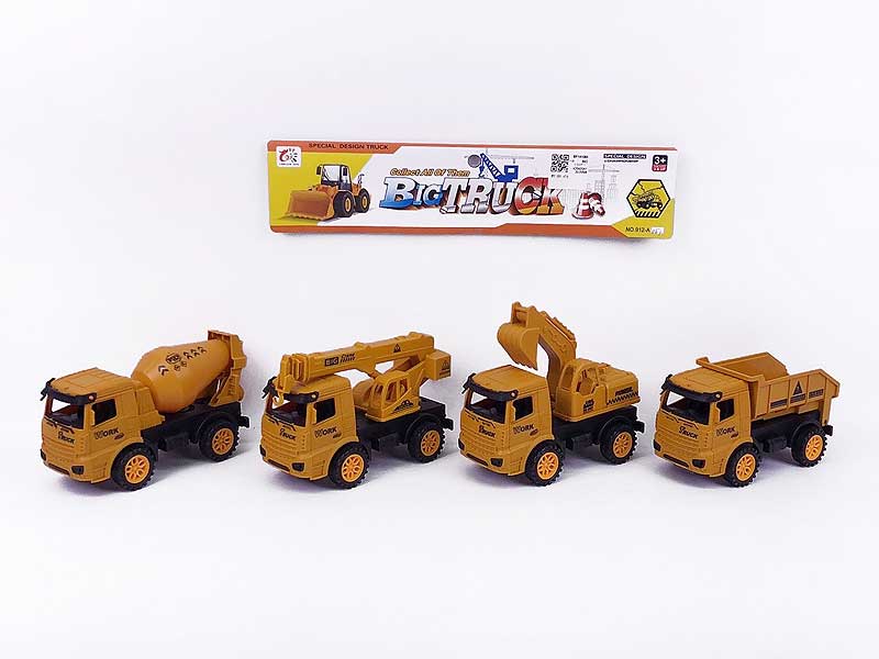 Friction Construction Truck(4in1) toys