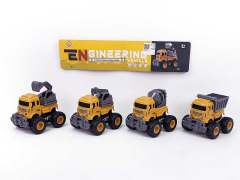 Friction Construction Truck(4in1) toys