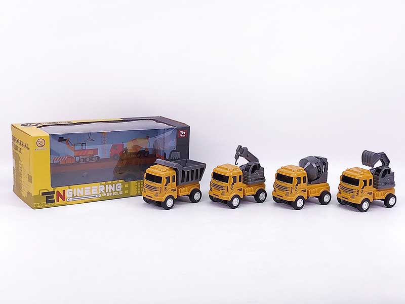 Friction Construction Truck(4in1) toys