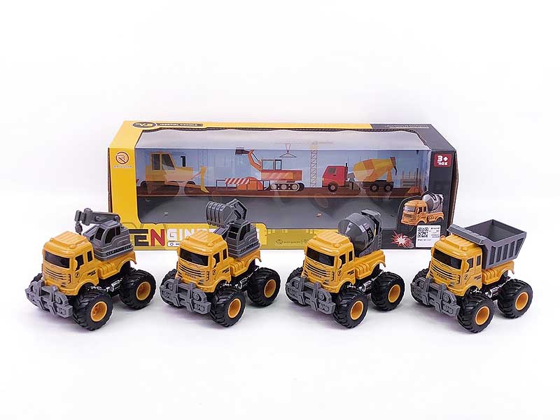 Friction Construction Truck(4in1) toys